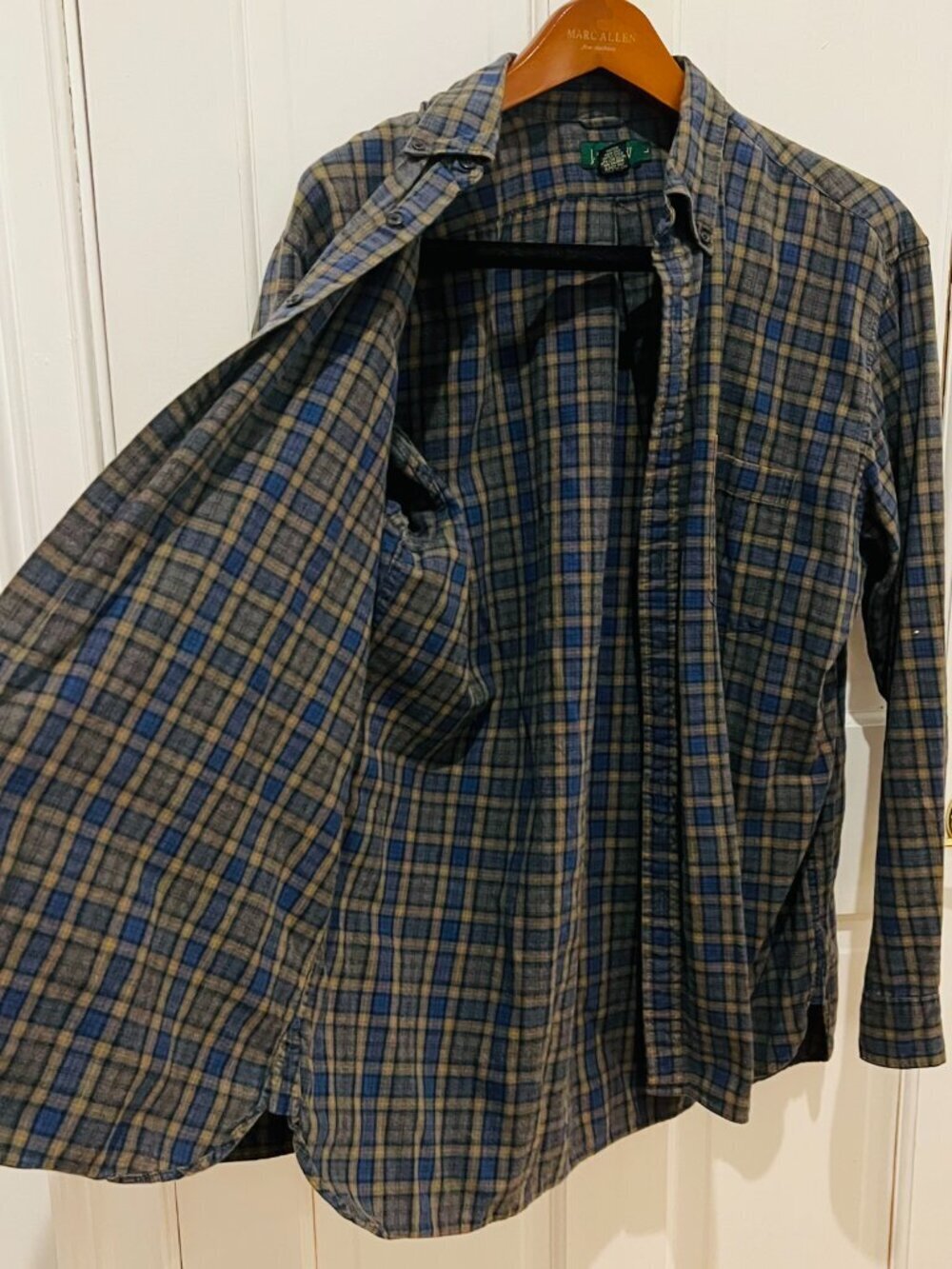 Vintage 90's JCrew Shirt men's size Large - Picture 15 of 16